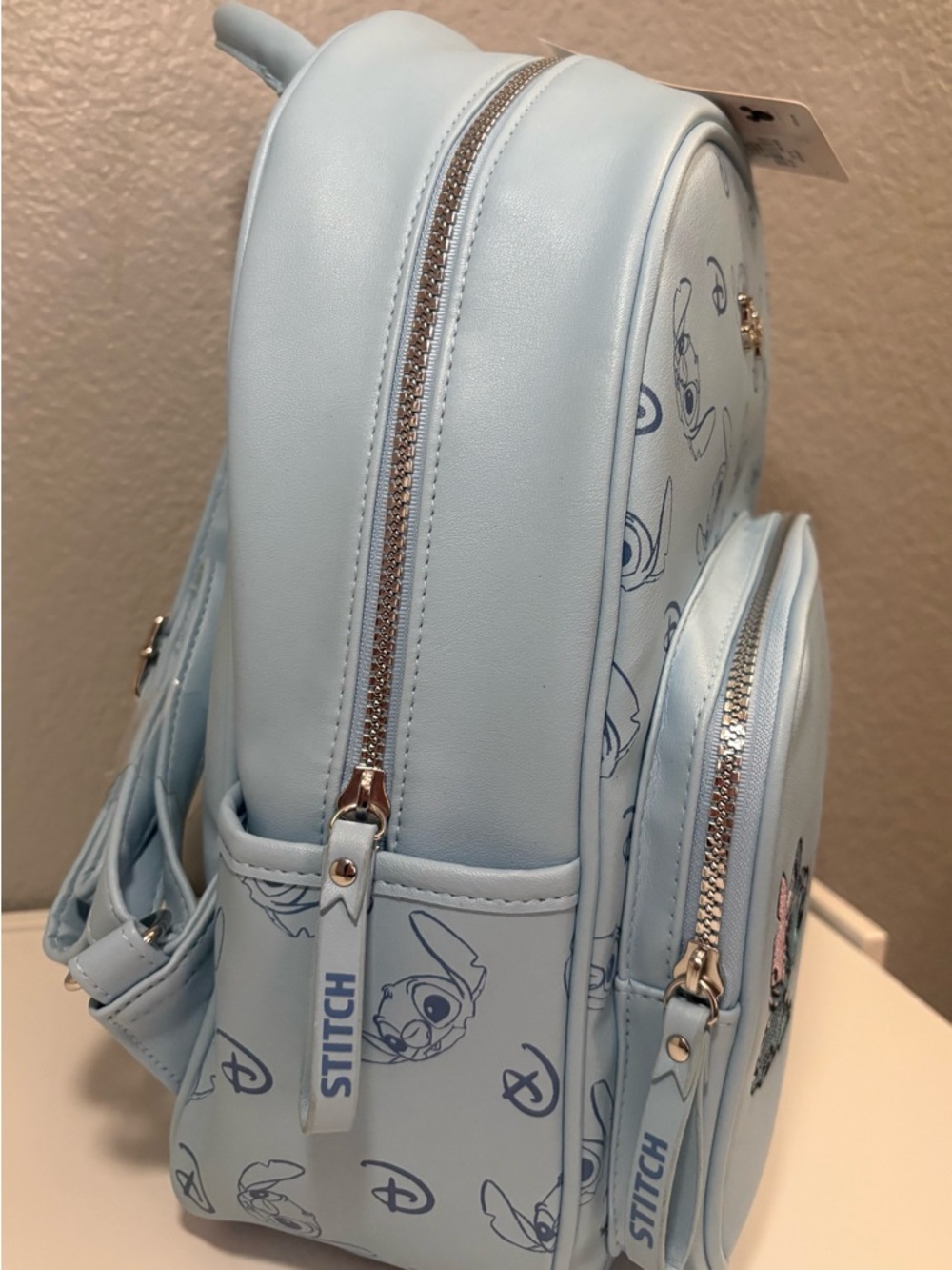 Disney Lilo & Stitch Faux Leather Backpack - Picture 2 of 4